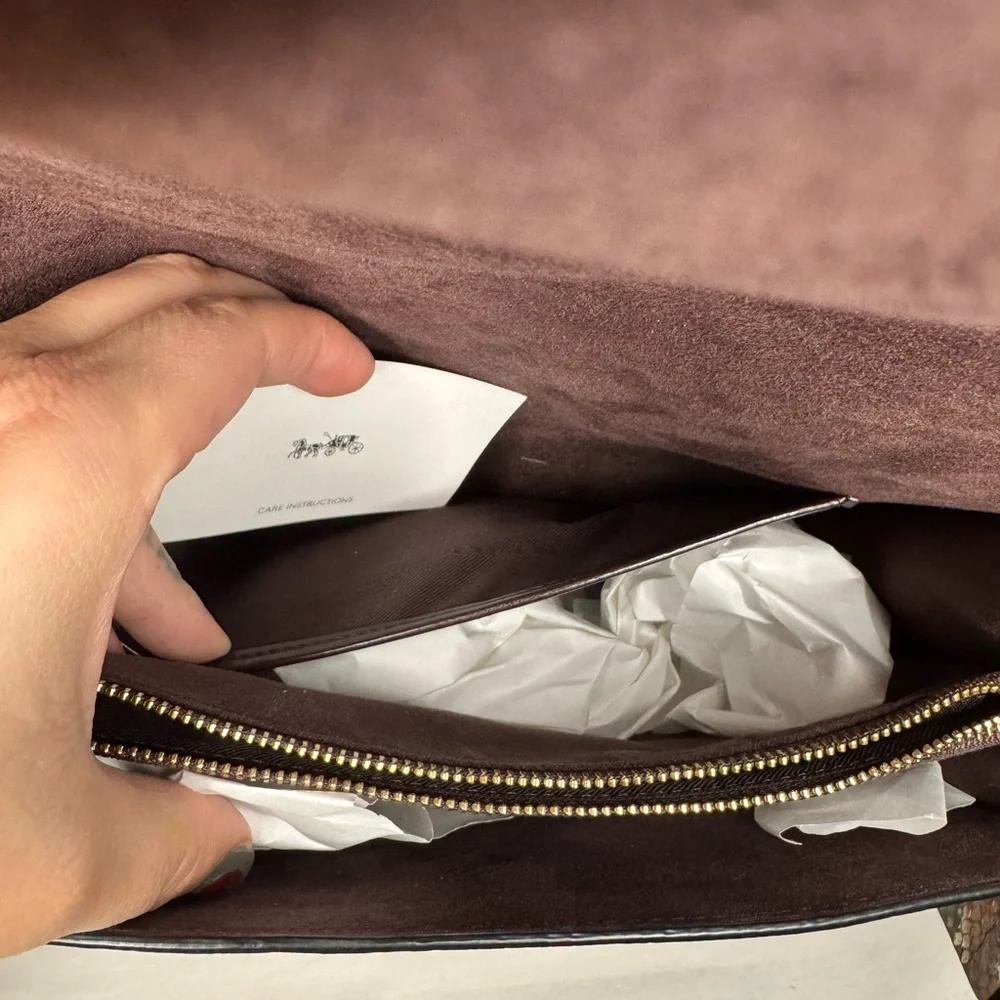 Coach Tabby Shoulder Bag In Snakeski - Picture 6 of 17